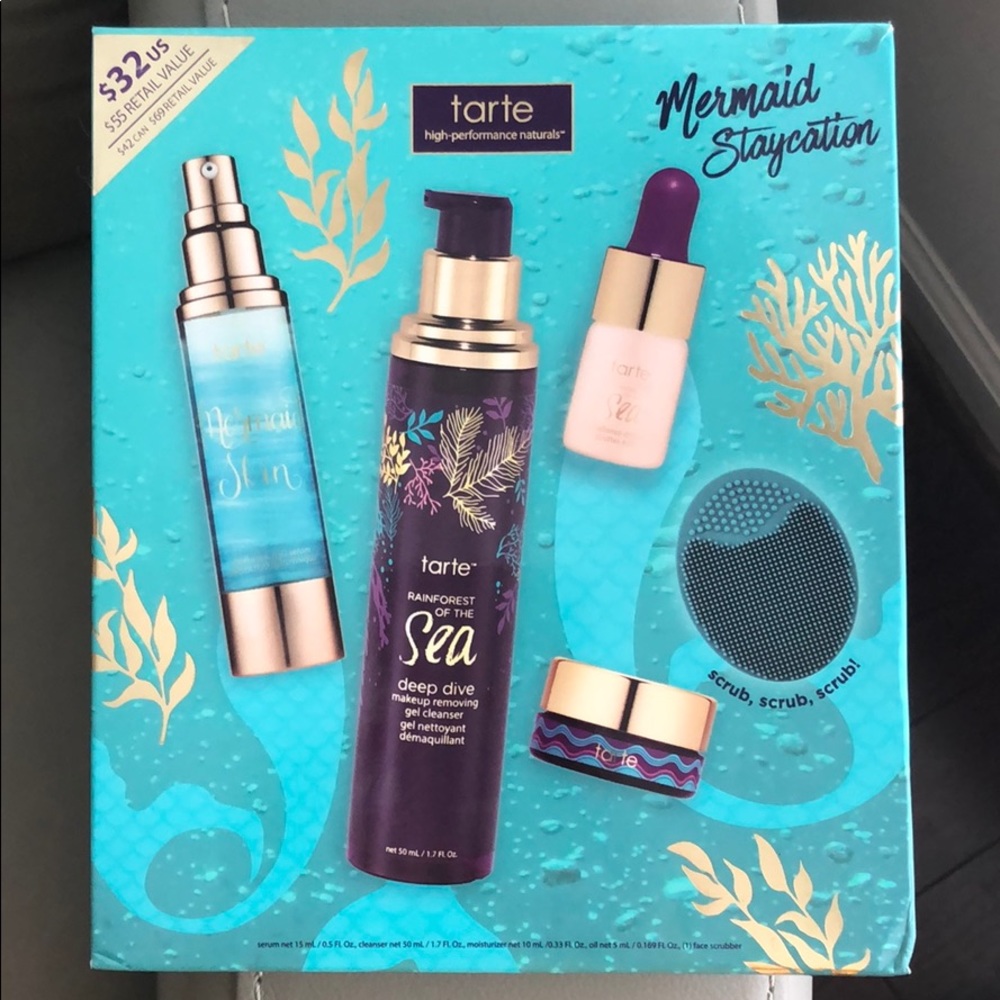 tarte Mermaid Staycation skincare kit